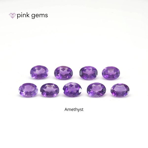 Amethyst - [7x9/6x8/5x7 mm] oval - bulk - pink gems