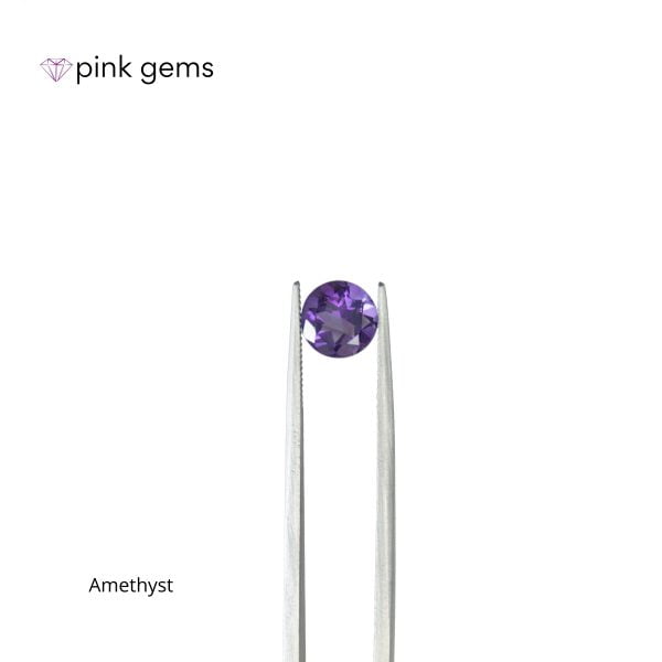 Amethyst - [7/6/5 mm] round - bulk - pink gems