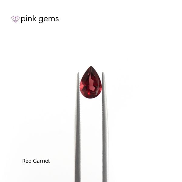 Red garnet - [5x7/6x8/7x9 mm] pear - bulk - pink gems