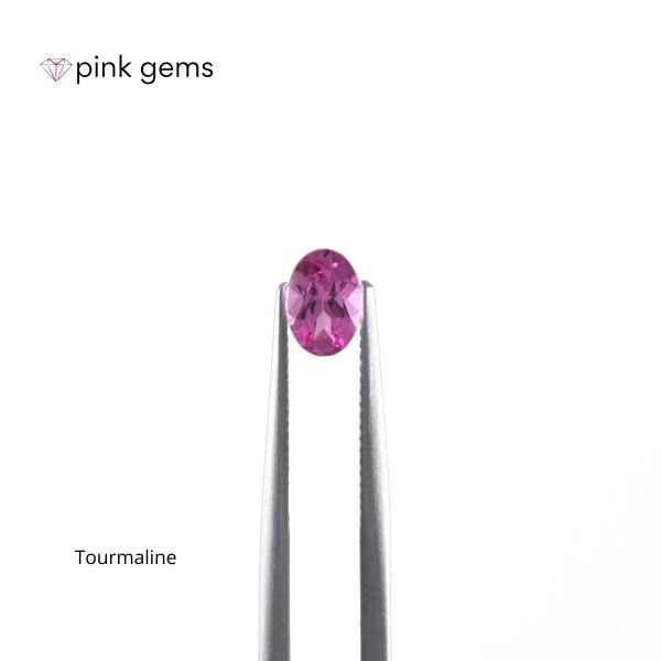 Tourmaline - oval - bulk - pink gems