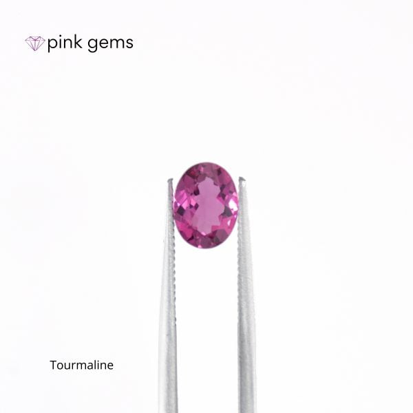 Tourmaline - oval - pink gems